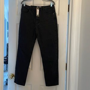 Nasty Gal Collection Mom jeans black denim